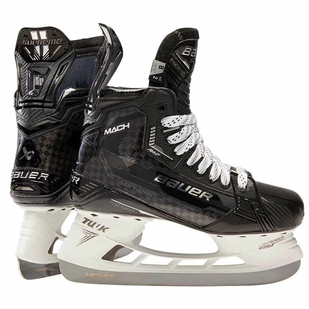 BAUER SUPREME MACH SENIOR HOCKEY SKATES 3 BAUER SUPREME MACH SENIOR HOCKEY SKATES