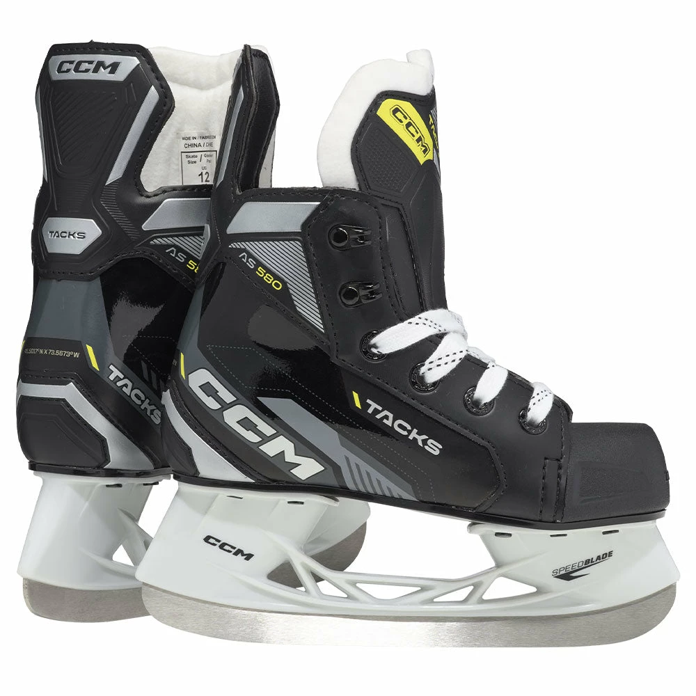 C.C.M. CCM TACKS AS 580 YOUTH HOCKEY SKATES 3 C.C.M. CCM TACKS AS 580 YOUTH HOCKEY SKATES